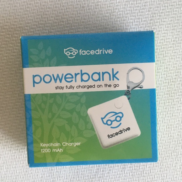 New facedrive 1200 mAh keychain mini portable iphone android battery charger - Picture 1 of 4